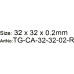 Thermal Grizzly Carbonaut TG-CA-32-32-02-R Термопрокладка 32x32x0.2мм
