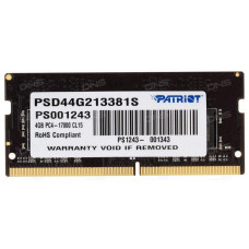 Модуль памяти для ноутбука 4GB PC17000 DDR4 SO PSD44G213381S PATRIOT