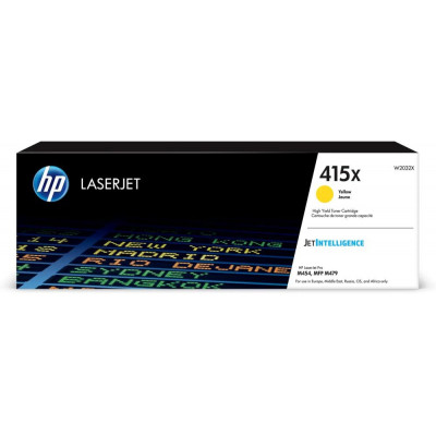 Картридж HP W2032X (№415X) Yellow для HP LJ M454/MFP M479 (повышенной ёмкости)