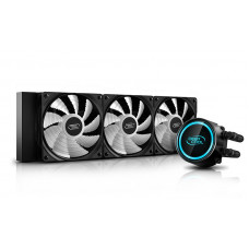 Deepcool DP-H12RF-GL360V2C GAMMAXX L360 RGB V2 (4пин, 1155/1366/2011/2066/AM4-FM2, 30дБ, 500-1800об/мин, Al)