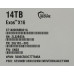 HDD 14 Tb SATA 6Gb/s Seagate Exos X16 ST14000NM001G 3.5