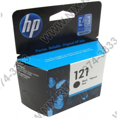 Картридж HP CC640HE(№121)Black дляDJ D1663/D2563/D2663/D5563/F2423/F2483/2493/4275/4283/4583,PS C4683/4783,Envy110