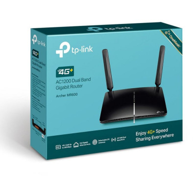 TP-LINK Archer MR600 AC1200 Dual-Band 4G LTE Gigabit Router(3UTP 10000Mbps,1WAN, 802.11a/b/g/n/ac,SIM slot)