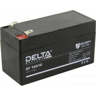 Аккумулятор Delta DT 12012 (12V, 1.2Ah) для слаботочных систем