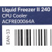 Arctic ACFRE00046B Liquid Freezer II-240 (4пин, 1155/2011/AM4, 200-1800об/мин, вод. охл.)