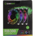 GameMax RB300 Vortex RGB (3пин, 120x120x25mm 3шт, 24.6дБ, 1200об/мин)