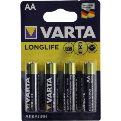 VARTA LONGLIFE 4106-4, Size