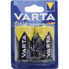 VARTA SUPERLIFE/Super Heavy Duty 2020-2 Size"D", 1.5V, (Zinc-Carbon) уп. 2 шт