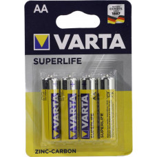 VARTA SUPERLIFE 2006-4, Size"AA", 1.5V, (Zinc-Carbon) уп. 4 шт