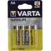 VARTA SUPERLIFE 2006-4, Size"AA", 1.5V, (Zinc-Carbon) уп. 4 шт