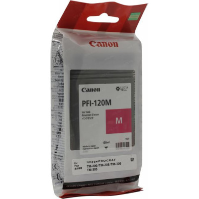 Чернильница Canon PFI-120M Magenta для TM-200/205/300/305