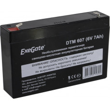 Аккумулятор Exegate DTM 607 (6V, 7Ah) EX282951RUS