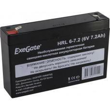 Аккумулятор Exegate HRL 6-7.2 (6V, 7.2Ah) для UPS EX282952RUS