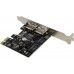 ExeGate EXE-501 (OEM) PCI-Ex1, SATA 6Gb/s, 2port-ext /2port-int EX283707RUS