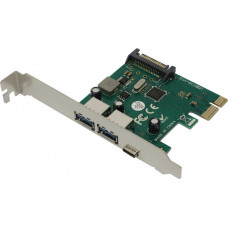 ExeGate EXE-323 (OEM) PCI-Ex1, USB3.0 2 port-ext, USB-C 1 port-ext EX283719RUS