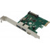 ExeGate EXE-323 (OEM) PCI-Ex1, USB3.0 2 port-ext, USB-C 1 port-ext EX283719RUS