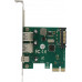 ExeGate EXE-323 (OEM) PCI-Ex1, USB3.0 2 port-ext, USB-C 1 port-ext EX283719RUS