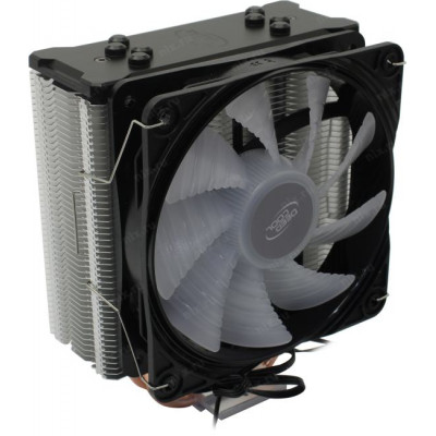 Deepcool DP-MCH4-GMX-GT-ARGB GAMMAXX GT A-RGB(4пин, 1155/1366/2011/AM4-FM2,27.8дБ,500-1650об/мин,Al+тепл.трубки)