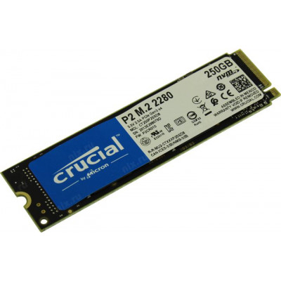 SSD 250 Gb M.2 2280 M Crucial P2 CT250P2SSD8 3D QLC