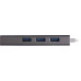 KS-is KS-410 USB3.0 Hub 3 port, LAN, подкл. USB-C