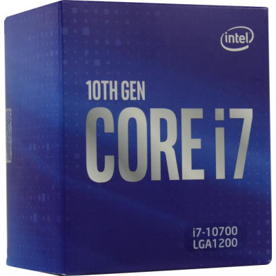 CPU Intel Core i7-10700 BOX 2.9 GHz/8core/SVGA UHD Graphics 630/2+16Mb/65W/8 GT/s LGA1200