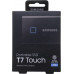 SSD 2 Tb USB3.2 Samsung T7 Touch MU-PC2T0K/WW V-NAND TLC