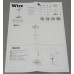 Wize WPA-W Потолочный комплект для крепления проектора (36-46см, 12кг)
