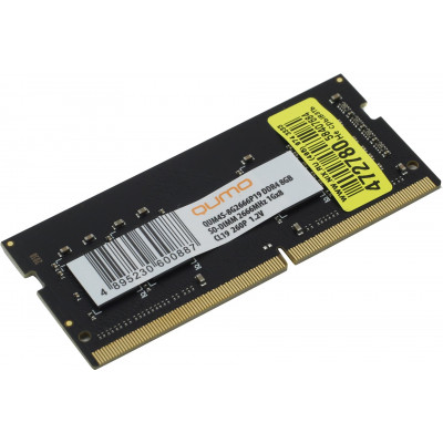 QUMO QUM4S-8G2666P19 DDR4 SODIMM 8Gb PC4-21300 CL19 (for NoteBook)