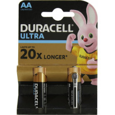 Duracell ULTRA MX1500-2 (LR6) Size AA, 1.5V,щелочной (alkaline) уп. 2 шт