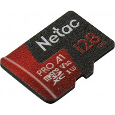 Netac NT02P500PRO-128G-S microSDXC Memory Card 128Gb A1 V30 UHS-I U1
