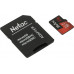 Netac NT02P500PRO-256G-R microSDXC Memory Card 256Gb A1 V30 UHS-I U1 + microSD--SD Adapter