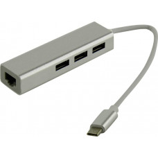 USB3.0 Hub USB-C -- 3 port USB3.0 A +GbLAN