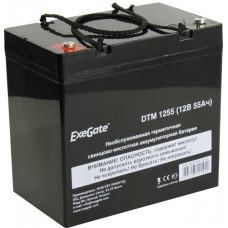 Аккумулятор Exegate DTM 1255 (12V, 55Ah) EX285667RUS