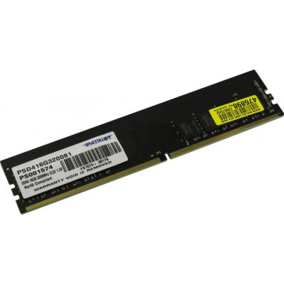 Patriot Signature Line PSD416G320081 DDR4 DIMM 16Gb PC4-25600 CL22