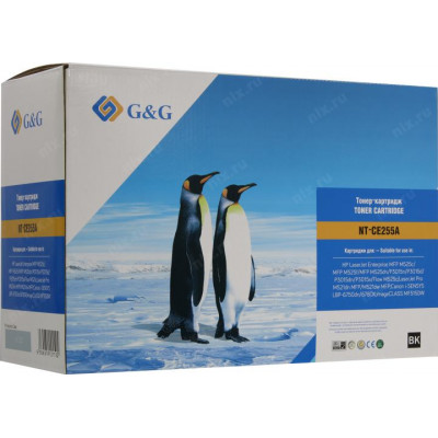 Картридж G&G NT-CE255A для HP LJ M525/P3015, Canon LBP-6750/6780