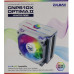 ZALMAN CNPS10X Optima II WHITE RGB (4пин,1155/1366/2011/2066/AM4-FM2,27дБ,800-1500 об/мин,Al+теп.трубки)