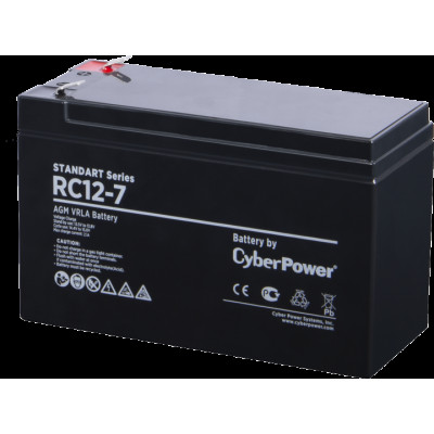 Аккумулятор CyberPower RC12-7 (12V, 7Ah) для UPS