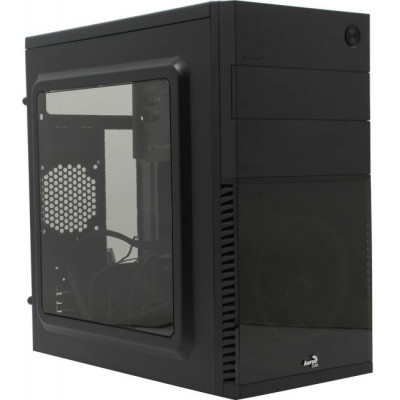 Minitower Aerocool CS-105 Blue MicroATX без БП, с окном