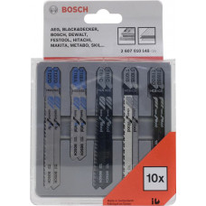 Bosch 2607010148 Набор пилок для лобзика (10 шт)