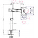 ArmMedia LCD-T02 настольный кронштейн для монитора (VESA75/100, 15-32