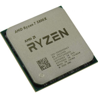 AMD Ryzen 7 5800X   (100-000000063) 3.8 GHz/8core/4+32Mb/105W Socket AM4