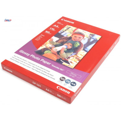 Canon A4 бумага Glossy Photo Paper GP-501 0775B001 (100 листов, глянцевая, 170 г/м2)