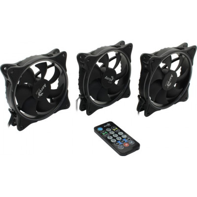 Aerocool Eclipse 12 Pro (120x120x25мм 3шт, 19.8дБ, 1200 об/мин)