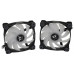 Thermaltake CL-F115-PL12SW-A (4пин, 120x120x25мм 2шт, 28дБ, 500-1500об/мин)