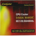ExeGate EX286158RUS EE400XL-PWM.RGB (4пин, 775/1155/AM4-FM2, 11-24дБ, 900-2000об/мин, Al)