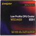 ExeGate EX286147RUS Wizard EE91-RED (3пин, 775/1155/AM4-FM2, 22дБ, 2200об/мин, Al)