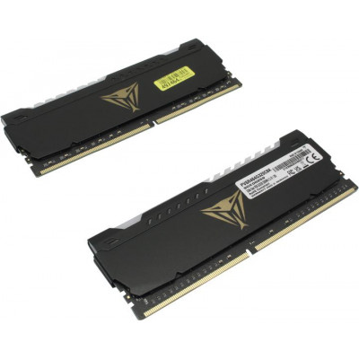 PATRIOT Viper Steel RGB PVSR464G320C8KDDR 4 DIMM 64Gb (32Gbx2) PC25600, 3200Mhz, CL18,