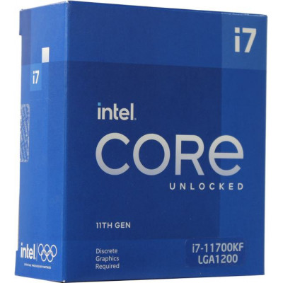 CPU Intel Core i7-11700KF BOX (без кулера) 3.6 GHz/8core/4+16Mb/125W/8 GT/s LGA1200