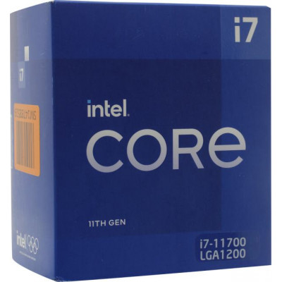 CPU Intel Core i7-11700 BOX 2.5 GHz/8core/SVGA UHD Graphics 750/4+16Mb/65W/8 GT/s LGA1200