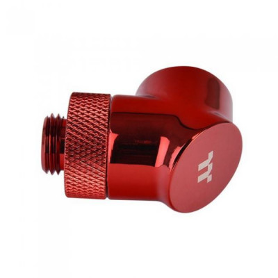 CL-W052-CU00RE-A Thermaltake Pacific G1/4 90 Degree Adapter [CL-W052-CU00RE-A] - Red/DIY LCS/Fitting/2 Pack